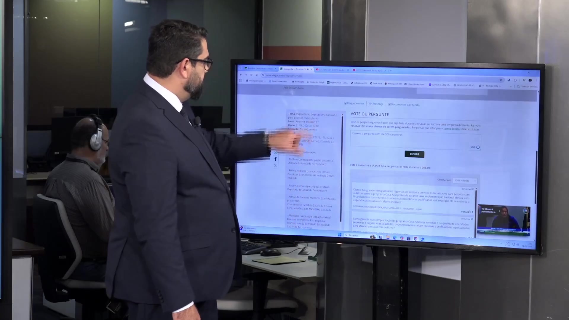 CLIP con IA 10AM 5 Debate sobre Casa Azul e medalha do pacificador na Câmara